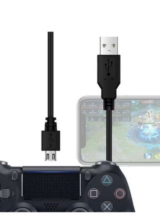 كابل شحن USB أصلي لذراع تحكم PS4 – بطول 1.5 متر – شحن سريع - view 2